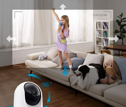 Eufy Eufy Indoor Cam, Pan & Tilt rotative 2K
