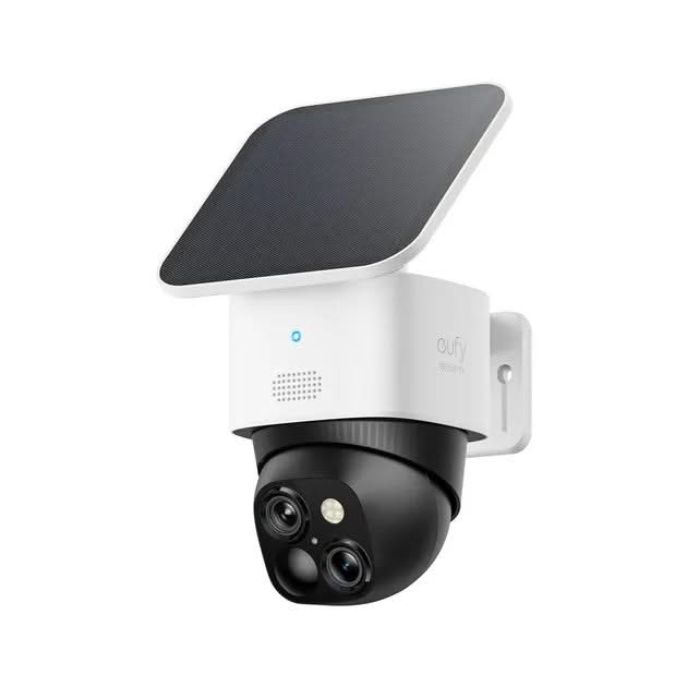 Eufy Eufy SoloCam S340 WiFi-kamera med PTZ och dubbel lins + Solar