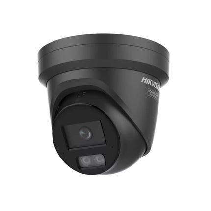 Hikvision DS-2CD2347G3-LI2UY Zwart, 4MP Turret, ColorVu 3.0, Anti-corrosie en Dual-Mic