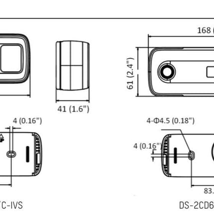 Hikvision DS-2CD6825G0/C-IS 2mp, Dual Lens, Binnencamera voor het tellen van mensen