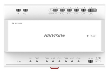 Hikvision DS-KAD706Y, Hikvision 2-Draads Master Video/Audio Verdeler