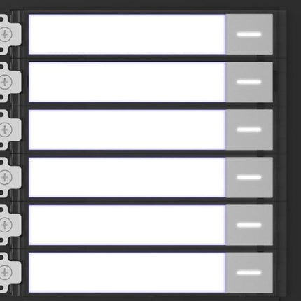 Hikvision DS-KD-KK Beldrukker 6 knoppen