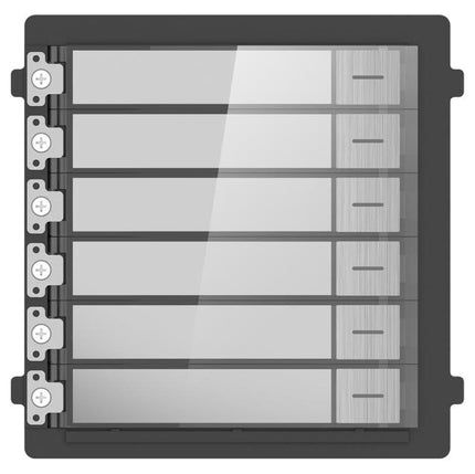 Hikvision DS-KD-KK/S 6 Beldrukkers RVS