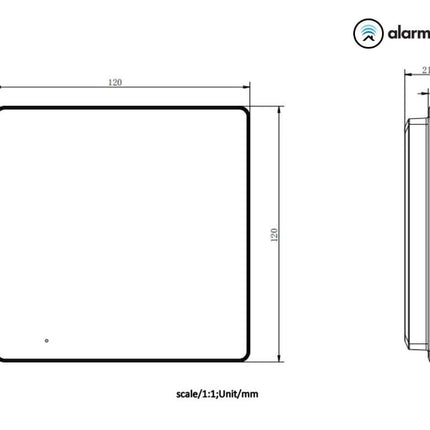 Hikvision DS-KH6110-WE1 Binnenpost met 4.3 inch scherm PoE/12v WiFi DEMO