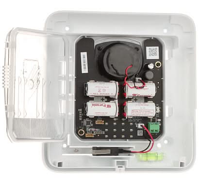 Hikvision DS-PS1-E-WE Buitensirene Rode kap