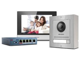 Alarm SystemExpert.nl Alarm SystemExpert.nl Complete intercom kit stainless steel with PoE switch