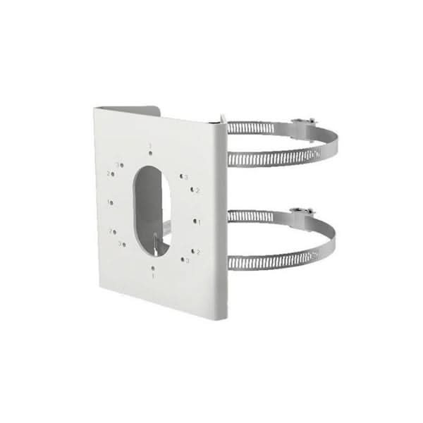 Hikvision Hikvision DS-1275ZJ-S-SUS, pole mount bracket with clamps, small model stainless steel