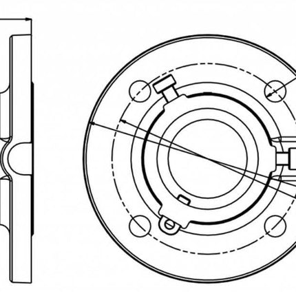 Hikvision Hikvision DS-1663ZJ BEUGEL PTZ DOME Takfäste 57mm
