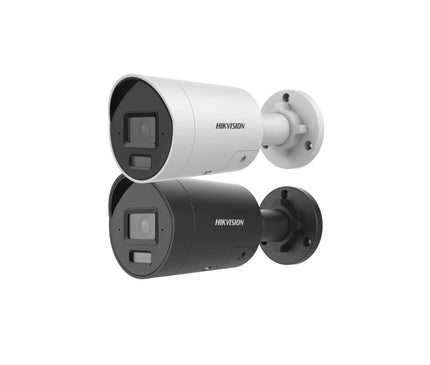 Hikvision Hikvision DS-2CD2087G3-LI2UY/SL Zwart, 8MP 4K Bullet , ColorVu 3.0, Anti-corrosie, Strobe LED en Dual-Mic
