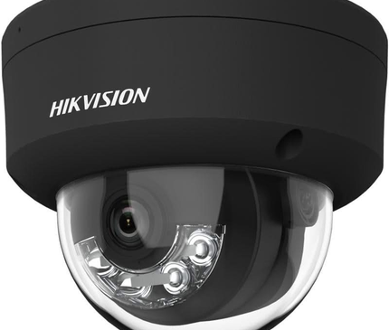 Hikvision Hikvision DS-2CD2143G2-LIS2U Black, 4MP Dome Network Camera AcuSense Smart Hybrid Light PoE and 2x Microphone
