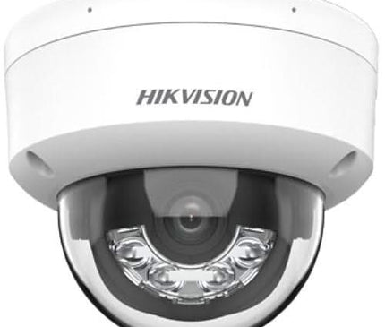 Hikvision Hikvision DS-2CD2183G2-LIS2U, 8MP 4K Dome Camera, AcuSense, Smart Hybrid Light, PoE en 2x Microfoon