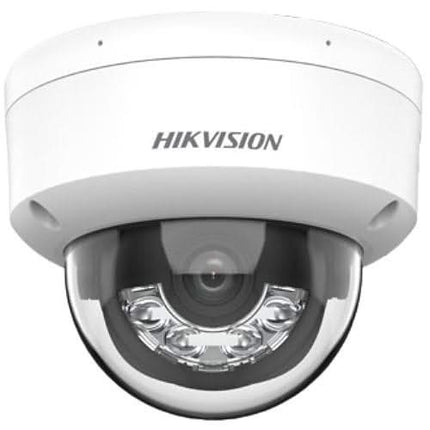 Hikvision Hikvision DS-2CD2183G2-LIS2U, 8MP 4K Dome Camera, AcuSense, Smart Hybrid Light, PoE en 2x Microfoon