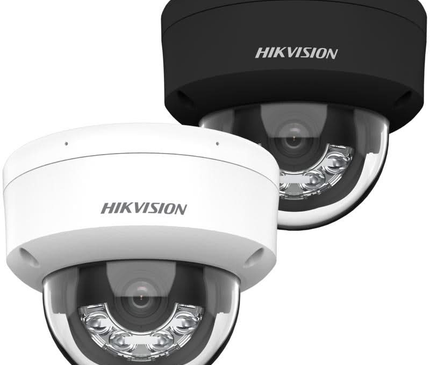 Hikvision Hikvision DS-2CD2183G2-LIS2U Black, 8MP 4K Dome Camera, AcuSense, Smart Hybrid Light, PoE and 2x Microphone