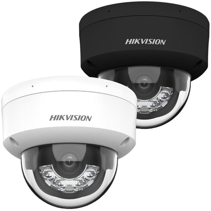 Hikvision Hikvision DS-2CD2183G2-LIS2U Svart, 8MP 4K Dome-kamera, AcuSense, Smart Hybrid Light, PoE och 2x mikrofon