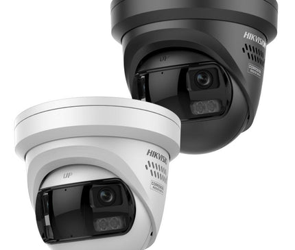 Hikvision DS-2CD23127G3P-LIS2UY/SL Noir, caméra 12 MP à 180 degrés, double objectif, ColorVu 3.0, PoE