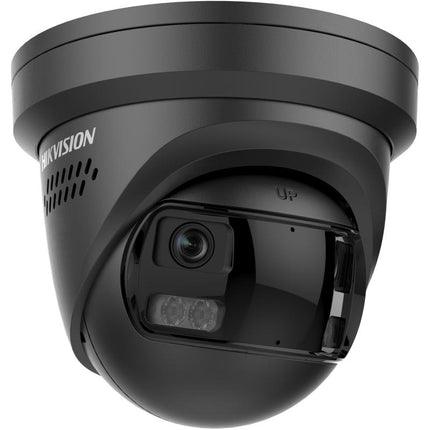 Hikvision Hikvision DS-2CD23167G3P-LIS2UY/SL Zwart, 16MP 180 graden camera, Dual Lens, ColorVu 3.0, PoE