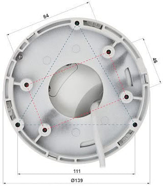 Hikvision Hikvision DS-2CD2346G2H-IS2U/SL 4MP Darkfighter Eyeball Slot SD IR-Led Audio 2 voies Sirène/DEL stroboscopique