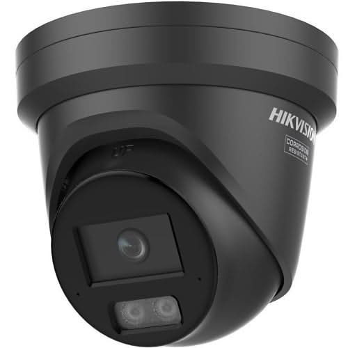 Hikvision DS-2CD2347G3-LI2SUY/SL Noir, 4MP, ColorVu 3.0, LED stroboscopique/sirène, double microphone, anticorrosion