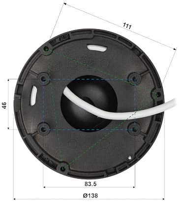 Hikvision Hikvision DS-2CD2386G2H-IS2U/SL 8MP Acusense Darkfighter SD-kortplats PoE IR-Led Mikrofon Siren/Flash Light Svart