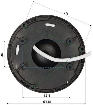 Hikvision Hikvision DS-2CD2386G2H-IU 8MP Acusense Darkfighter SD-kortplats PoE IR-Led Mikrofon Svart