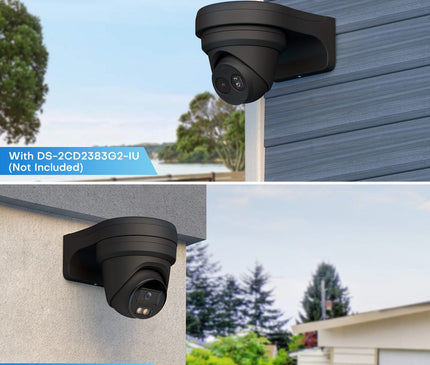 Hikvision Hikvision DS-2CD2386G2H-IU 8MP Acusense Darkfighter SD-kortplats PoE IR-Led Mikrofon Svart