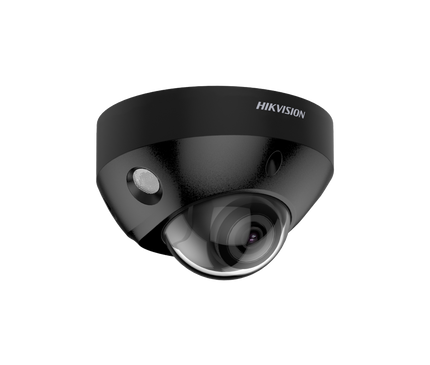 Hikvision Hikvision DS-2CD2546G2-IS 4MP Mini dôme Slot SD PoE IR-Led Microphone Noir