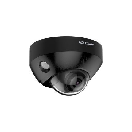 Hikvision Hikvision DS-2CD2546G2-IS 4MP Mini dôme Slot SD PoE IR-Led Microphone Noir