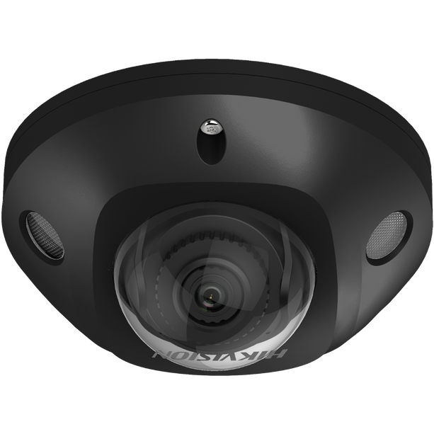 Hikvision Hikvision DS-2CD2546G2-IS 4MP Mini dôme Slot SD PoE IR-Led Microphone Noir