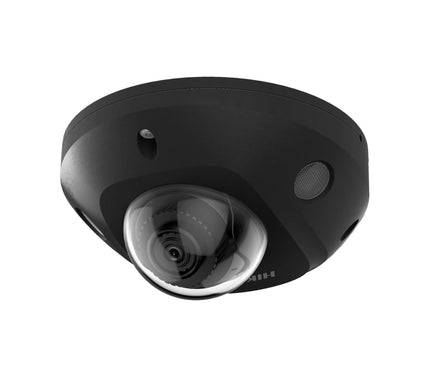 Hikvision Hikvision DS-2CD2546G2-IS 4MP Mini dôme Slot SD PoE IR-Led Microphone Noir