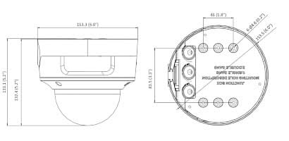 Hikvision Hikvision DS-2CD2746G2-IZS | 4MP | Dome | Acusense | PoE | SD-kortplats | IR-Led | Varifokuslins 2,8-12 mm