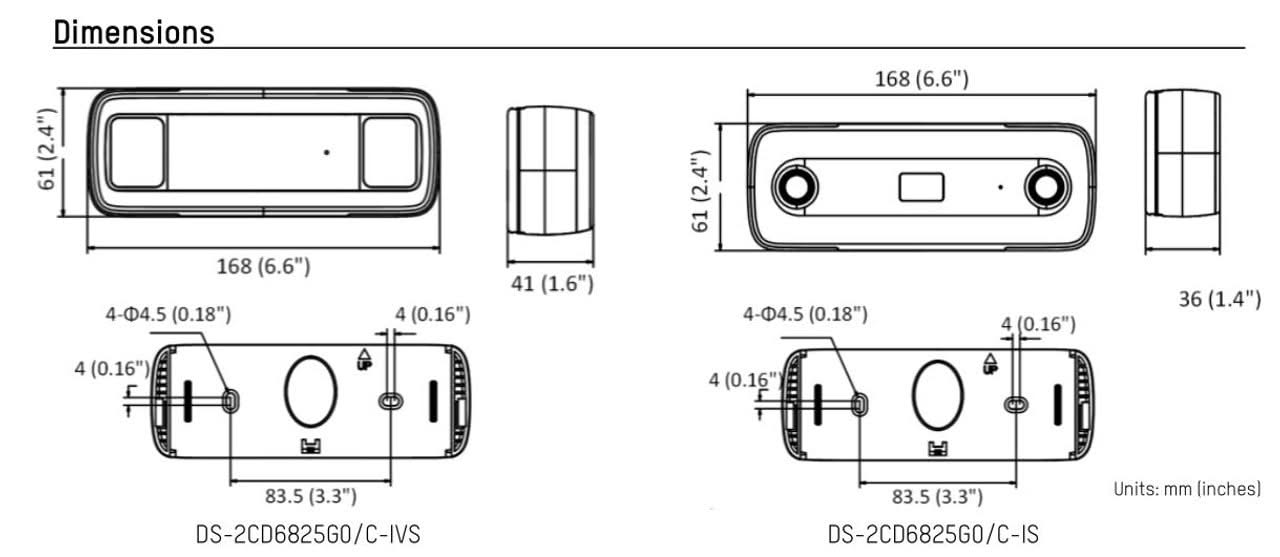 Hikvision Hikvision DS-2CD6825G0/C-IS 2mp, Dual Lens, Inomhuskamera för att räkna människor