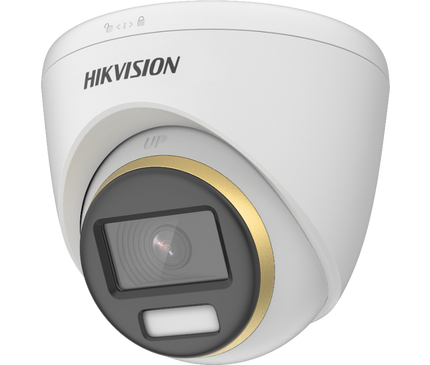 Hikvision Hikvision DS-2CE72UF3T-E Colorvu TurboHD Coax-PoC 4K-kamera, bild i fullfärg.