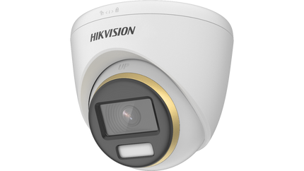 Hikvision Hikvision DS-2CE72UF3T-E Colorvu TurboHD Coax-PoC 4K-kamera, bild i fullfärg.