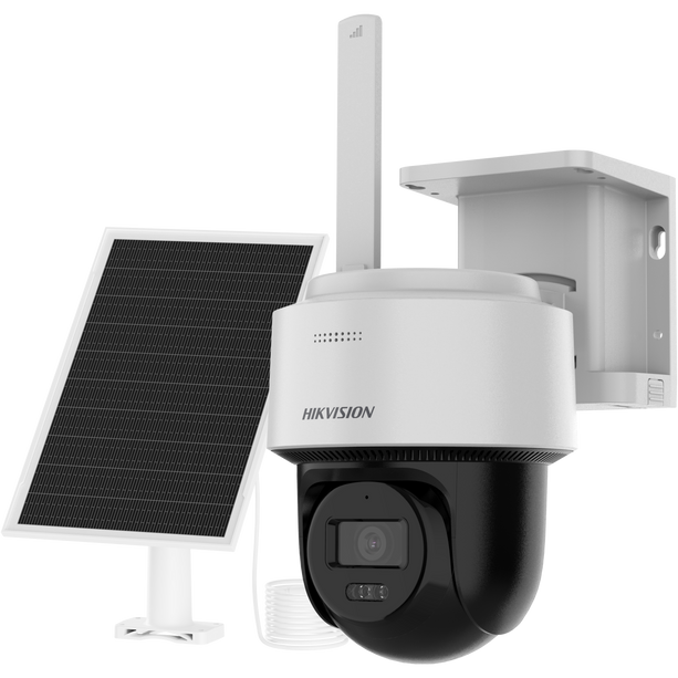 Hikvision Hikvision DS-2CFSP4/4G, caméra PT 24/7 4G 4MP avec panneau solaire