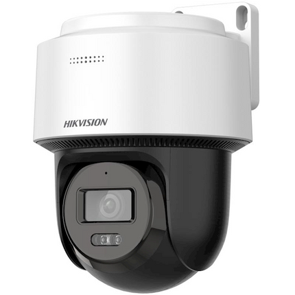 Hikvision Hikvision DS-2DE2C400MWG-E, 4MP Mini Pan Tilt (ingen zoom) kamera SD-kortplats PoE Hybrid IR-ljus, spårning