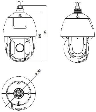 Hikvision Hikvision DS-2DE5225IW-AE/S6 | PTZ | 2MP | 25x zoom | 150m IR | AcuSense