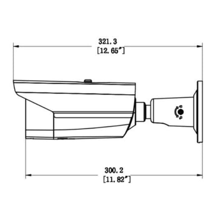 Hikvision Hikvision DS-2TD2617-6/QA 160x120/4MP HeatPro Bullet Thermique angle d'ouverture 15,96°.