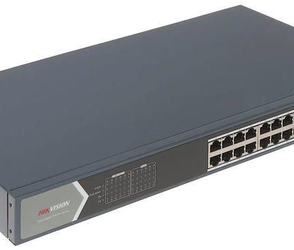 Hikvision Hikvision DS-3E1526P-EI, 26 poorts Smart switch met 24x PoE, 1000Mb/Gigabit