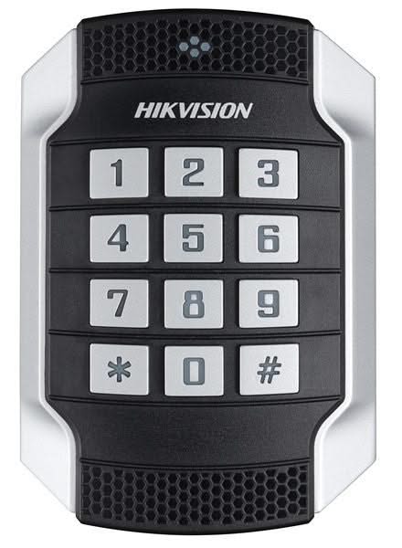 Hikvision Hikvision DS-K1104MK, Vandalsäker kortläsare med kodnycklar, MiFare
