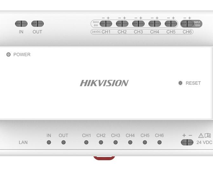 Hikvision Hikvision DS-KAD706Y, Hikvision 2-Wire Master Video/Audio Distributor