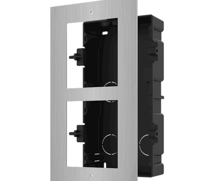 Hikvision Hikvision DS-KD-ACF2/S Cadre de montage 2 modules acier inoxydable