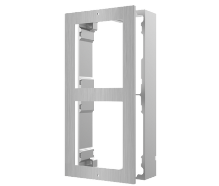 Hikvision Hikvision DS-KD-ACW2/S, modulare Gegensprechanlage, Aufputzrahmen 2 Module Edelstahl