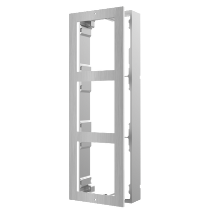 Hikvision Hikvision DS-KD-ACW3/S interphone modulaire cadre en saillie 3 modules acier inoxydable