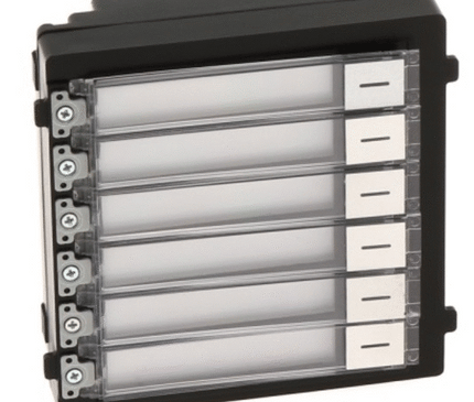 Hikvision Hikvision DS-KD-KK Beldrukker 6 knoppen