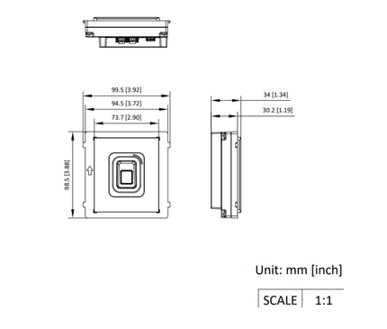 Hikvision Hikvision DS-KD-MFB, Fingerabdruck- und Kartenlesemodul