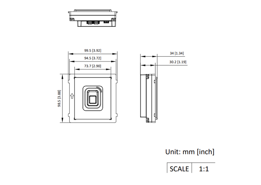 Hikvision Hikvision DS-KD-MFB, Fingerabdruck- und Kartenlesemodul
