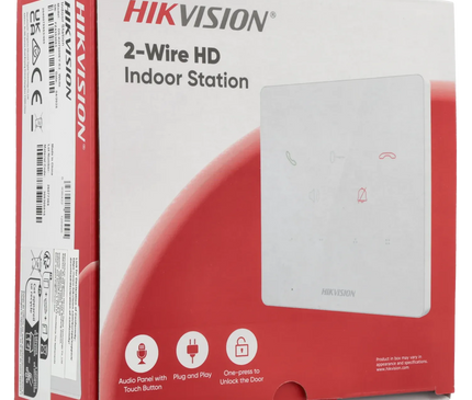 Hikvision DS-KH7000EY-E2-W, 2-trådig modulär intercom, inomhusenhet
