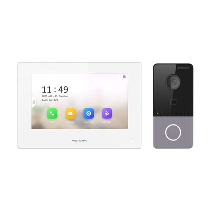 Hikvision Hikvision DS-KIS603-P(B) Video intercom kit 1 Video dörrklocka 1 Inomhusstation 7
