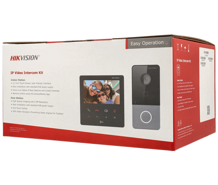 Hikvision Hikvision DS-KIS606-P KIT Interphone vidéo (sans commutateur PoE)