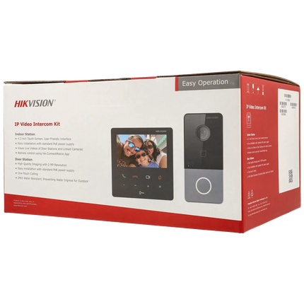 Hikvision Hikvision DS-KIS606-P Video Intercom KIT (utan PoE-switch)